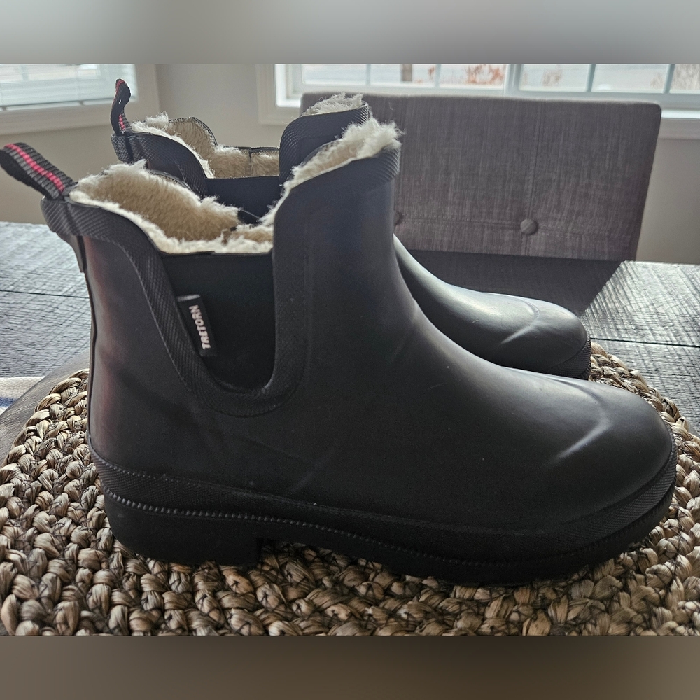 TRETORN Lina Women's Lined Rain Boot Black